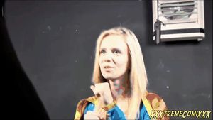 unforgettable costume party with sophomore - just look at her boots!