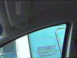 Boyfriend pulls my top down as truckers go by on our road trip