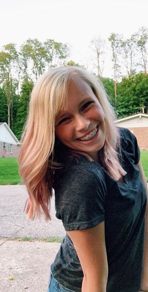 adorable blonde teen braces