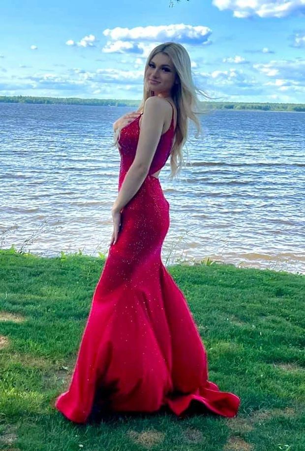 Lily prom dress from profile