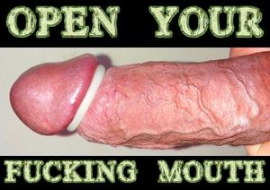I said open your mouth