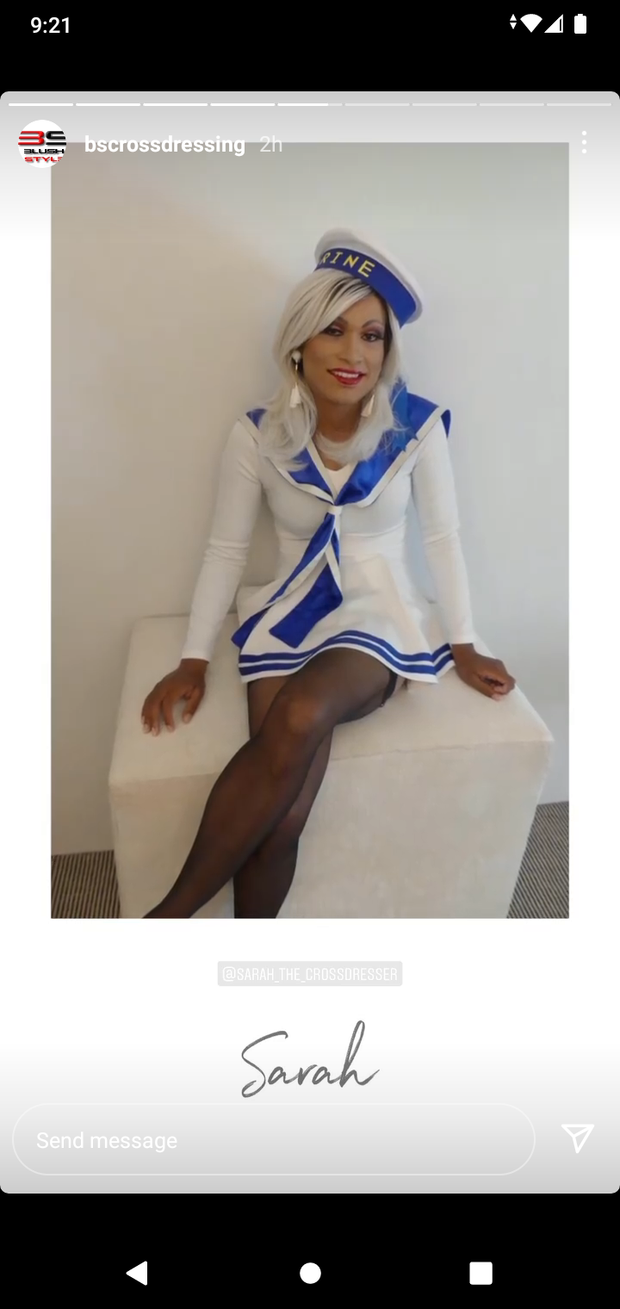 Crossdresser Sarah