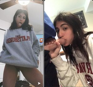 college woman sucking cock