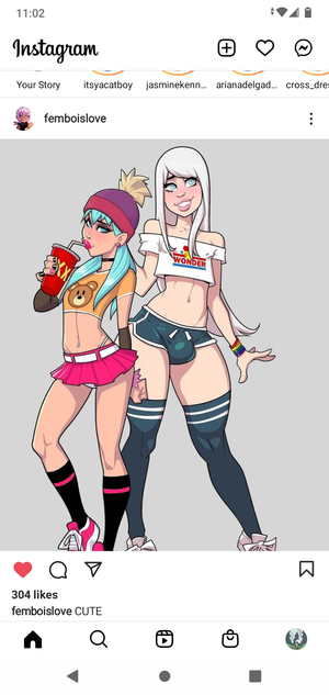 Sexy Femboy cartoons