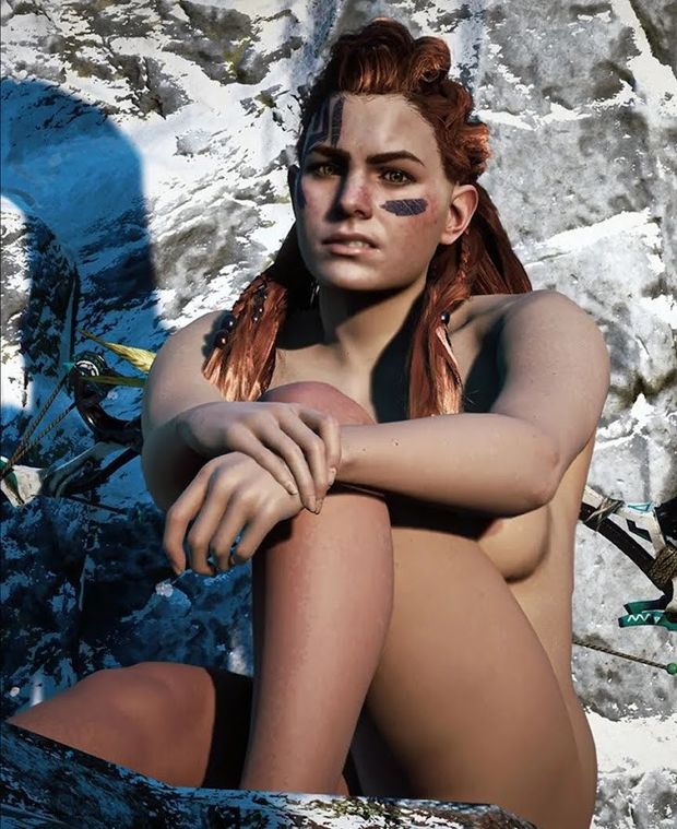 Aloy Nude Mountains (Yorinobu2077)