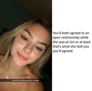 Your GF takes every advantage of open relationship. And yet you didn't score in 3 months