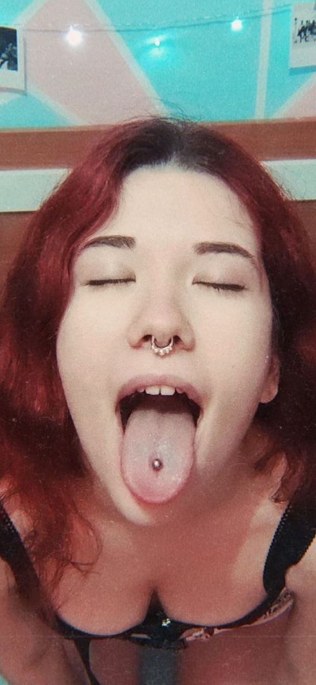 Tongue piercing