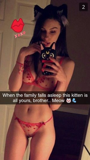 big sis is feline horny