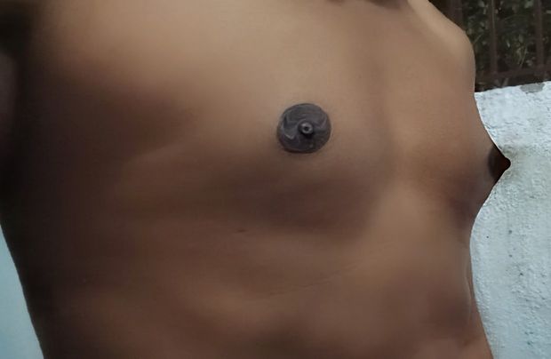 Sensitive hormone tits are better than shaggy big boobs