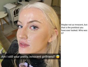 Atleast your Cheating blonde GF sent you the pic