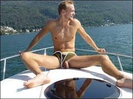 Swabs deck with his dick.