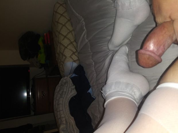 Faggot in socks