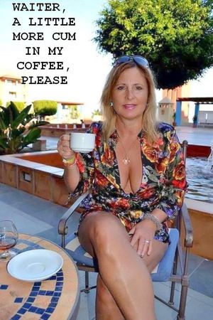 The rich taste of fresh squeezed jizz.