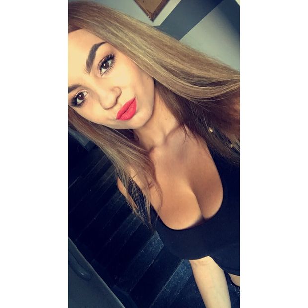 My gf want big cum for big boobs