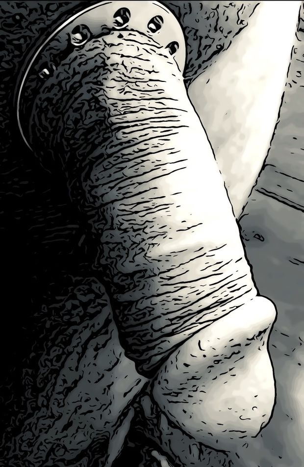 Cock with metal cockring