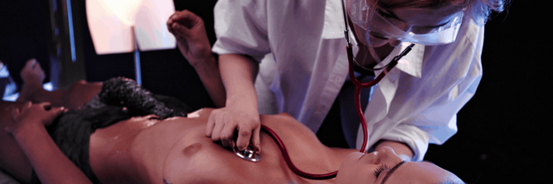 Checking her health status on Hentaied
