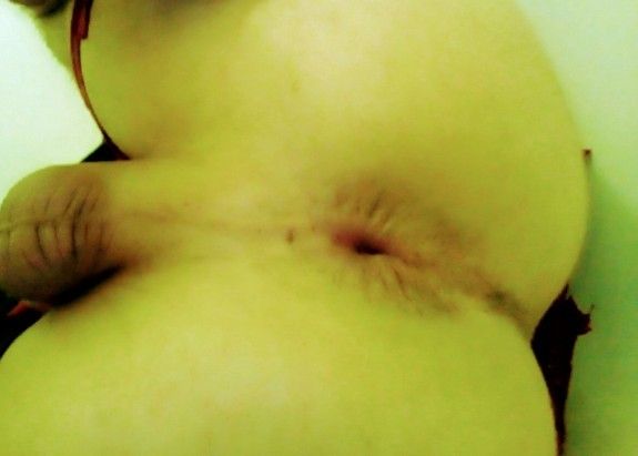 Had to stretch my ass after slamming tina. I had my own cum running down my ass.