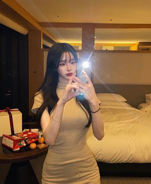 At the hotel ready to shoot her first porn.