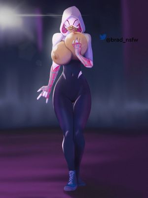 Busty superhero babe - Spider Gwen