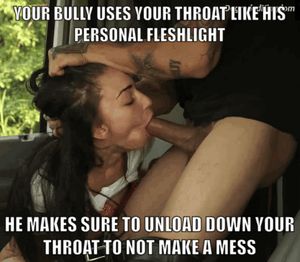 All you can do is take it and swallow