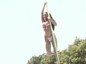 Persian Nakita Kash exhibition pole-dance (butt)(string)