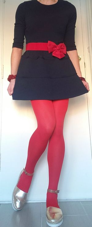 Crossdresser in short dress