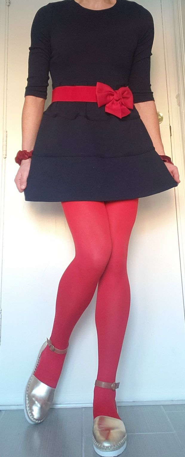 Crossdresser in short dress