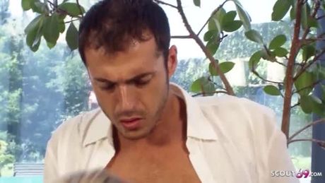 Big Dick Ass Fuck with Big Boobs Wife Helena White with Massive Load on Tits