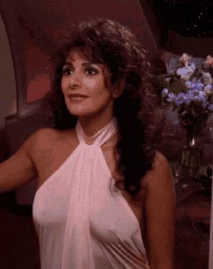 Deanna Troi from star trek