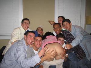 Only one naked there