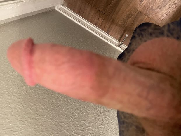 Hard thick cock full of cum and looking for company and relief