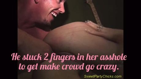 Gf fucked in front of crowd