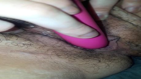 Playing with her pussy after we got done fucking