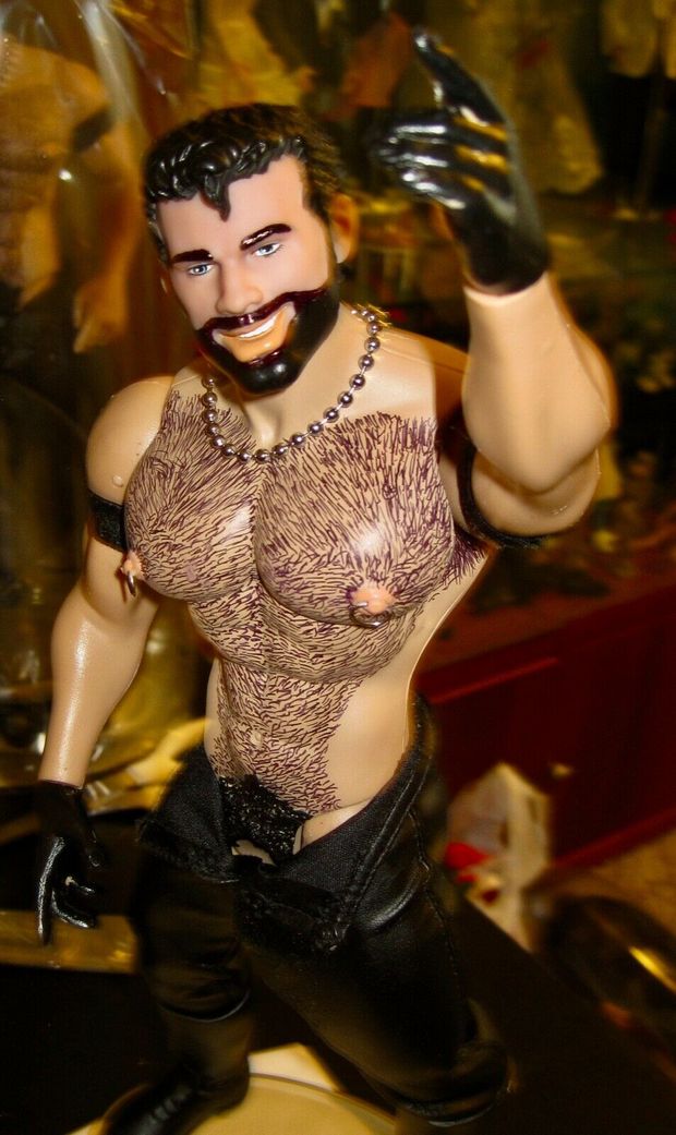 Tom Of Finland GAY Doll Figure 001 Hairy ~Collectible~ ~Action Figure~ HAIRY!