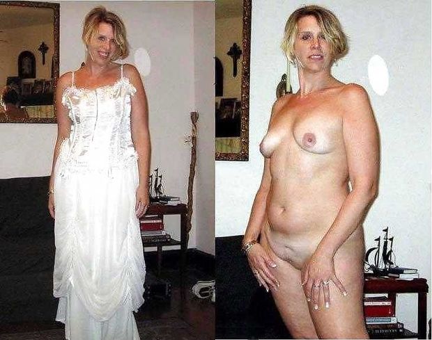 Proud in her gown Proud out