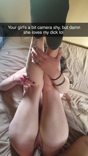 Your GFs a bit camera shy, but damn she loves my dick lol
