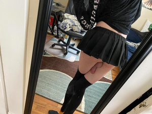 boi in skirt