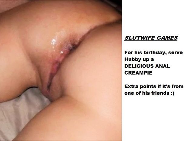 A DELICIOUS anal creampie for Hubby