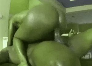 Big black ass riding big black dick