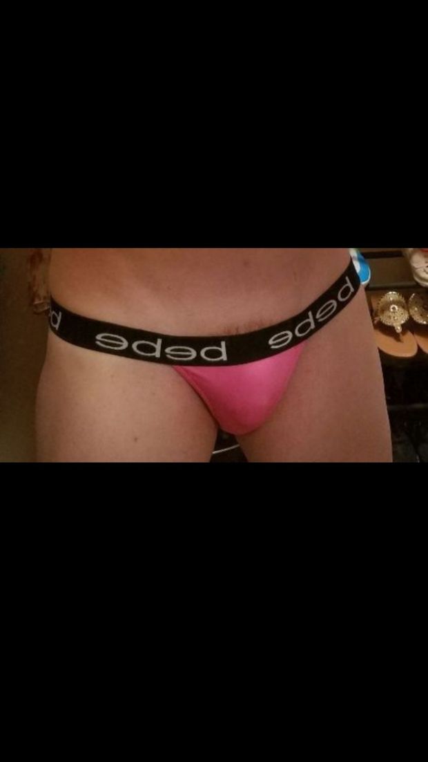 Tiny cock in panties