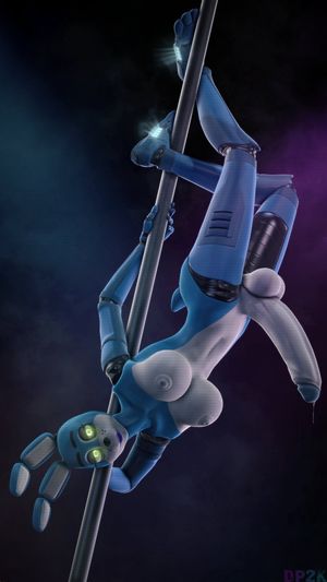 Toy Bonnie pole dancing