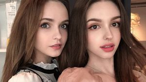 The unfamiliar guy couldn't hold back and cum for the fifth time, getting his cock massaged by the sweet lips of the two sisters