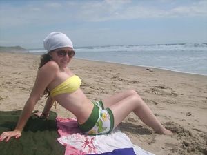 Petite teen in bikini