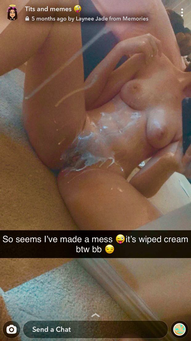 Cum covered slut
