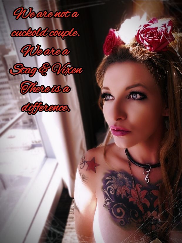 Slut_abbie not a cukold
Stag Vixen Hotwife Captions