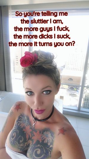 Slut_abbie his fantasy Stag Vixen Hotwife Captions