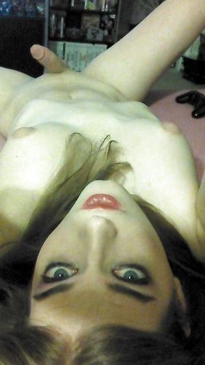 She lays back and her cock stands up