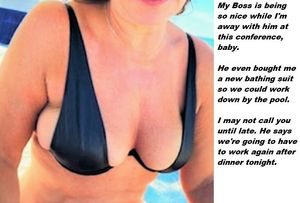 My BOSS is being so nice, baby