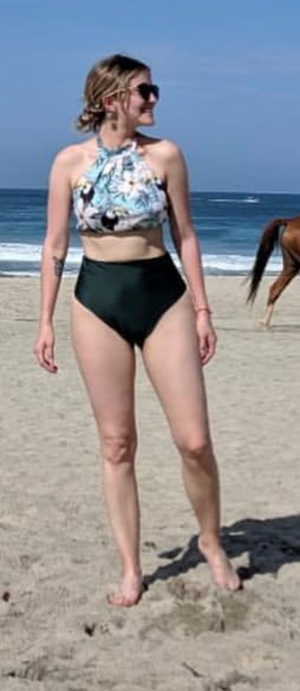 Josefina in the beach