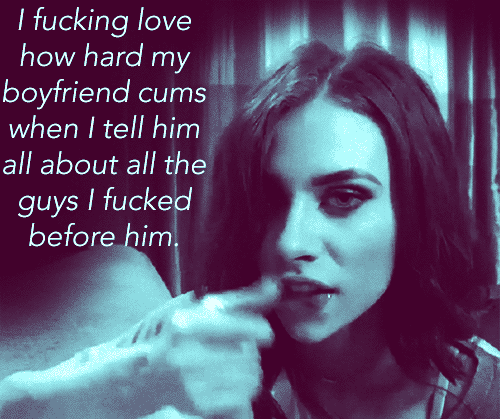 telling him about former lovers